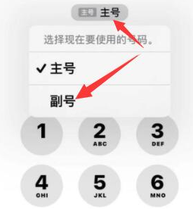 大方苹果14维修店分享iPhone 14 Pro Max使用副卡打电话的方法 