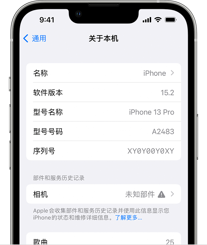 大方苹果维修分享iPhone 出现提示相机“未知部件”是什么原因？ 